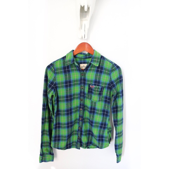 Hollister Plaid Flannel Shirt - Picture 2 of 7